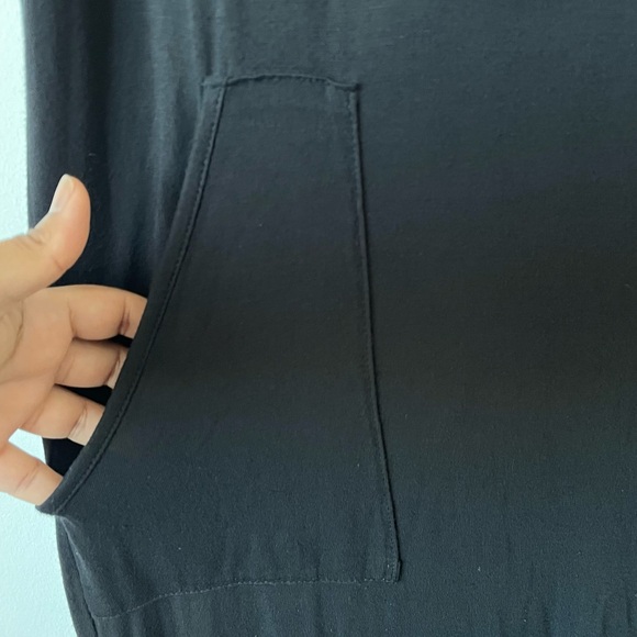 Jackson Rowe Girlfriend Straight Leg Jumpsuit in Black M - Picture 6 of 11